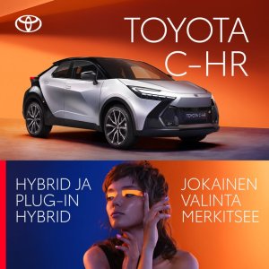 Valitsemalla Toyota C-HR -mallin valitset rohkeuden ja tyylikkyyden